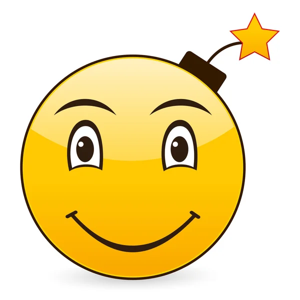 Glimlach emoticon 15 — Stockvector