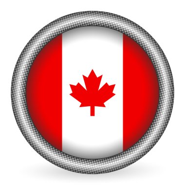 Kanada bayrağı düğmesi