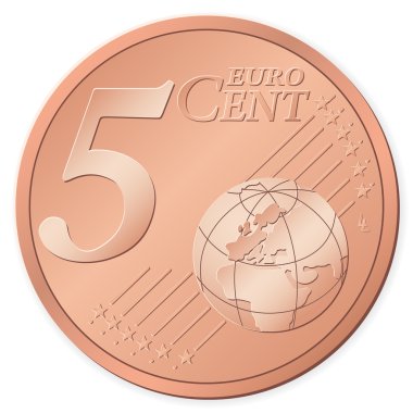 5 euro cent clipart