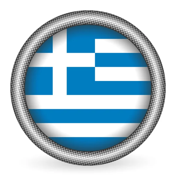 Кнопки прапор Греції — стоковий вектор