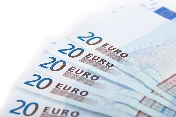 Банкнота двадцять євро — стокове фото