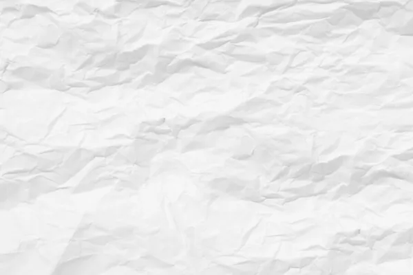 Blank White Crumpled Sheet Paper Texture Background — Stock Photo, Image