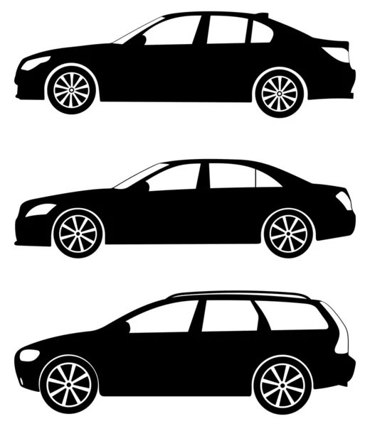 Bilar vektor som 3 — Stock vektor