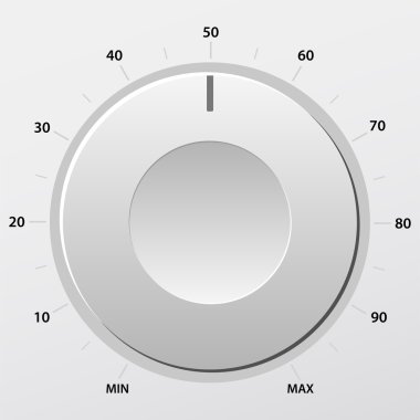 Volume knob 2 clipart