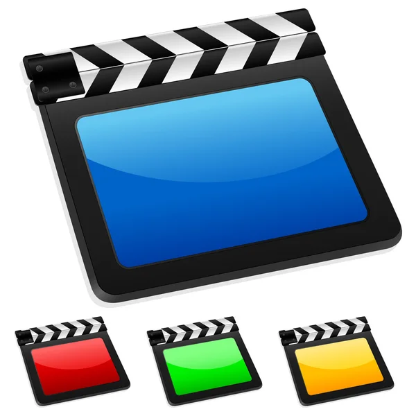 Digitale film leisteen — Stockvector