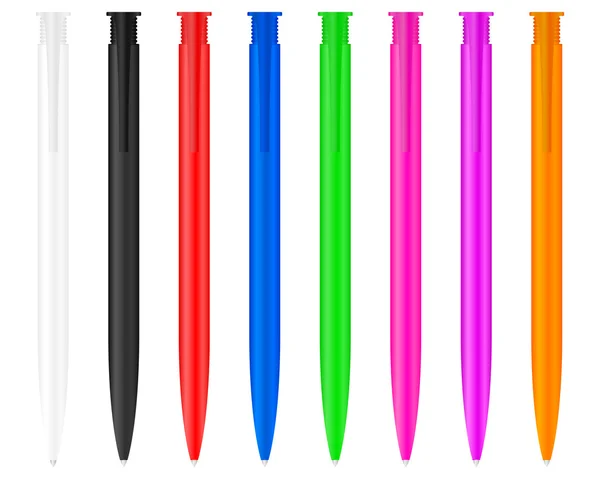 Ballpoint pen 10 — Stock Vector