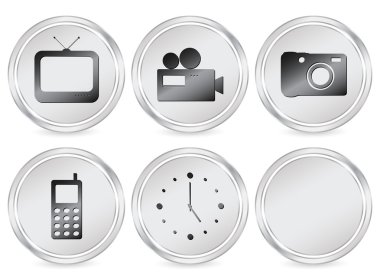 electronics circle icon 2 clipart