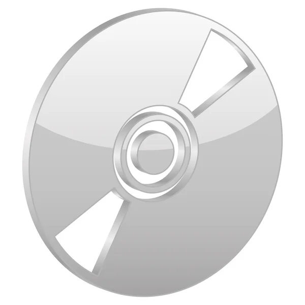 Símbolo CD cinzento — Vetor de Stock