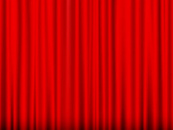 Roter Vorhang — Stockvektor