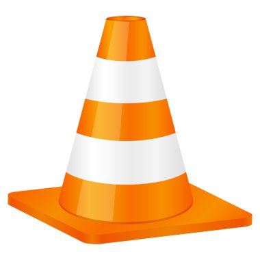 Traffic cone clipart