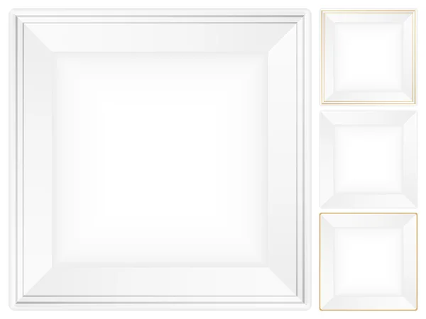 Set plaque carrée — Image vectorielle