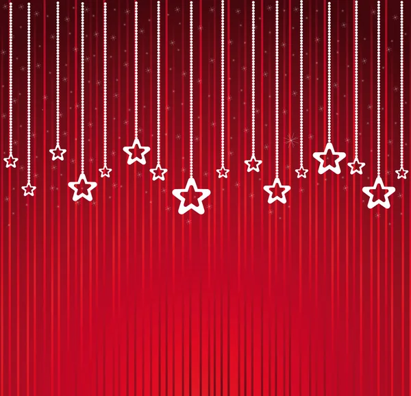 Abstrakt jul stjärnor i bakgrunden — Stock vektor