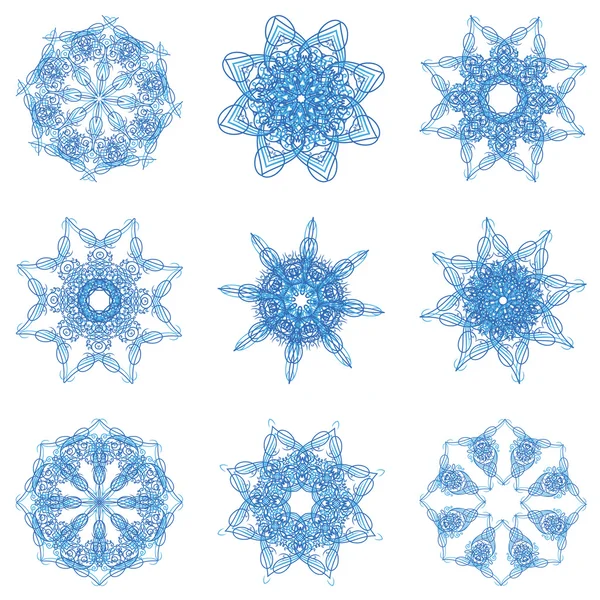 Abstract Christmas snowflake — Stock Photo, Image