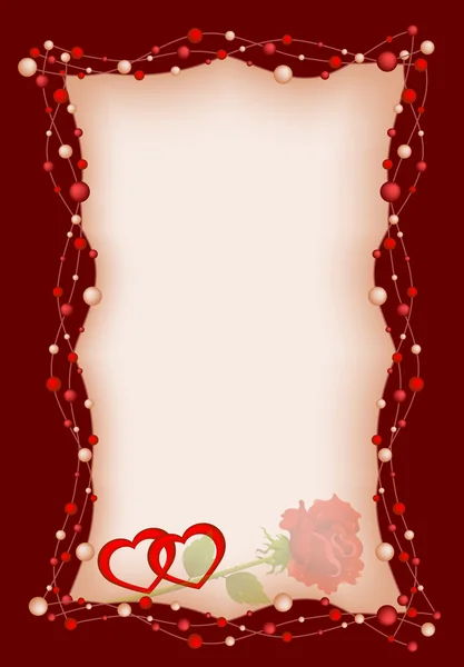 Background by the Valentine — Stock Vector