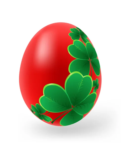 Ovos de Páscoa com elementos de decoração —  Vetores de Stock