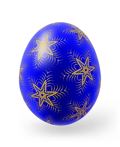 Huevos de Pascua con elementos decorativos — Vector de stock