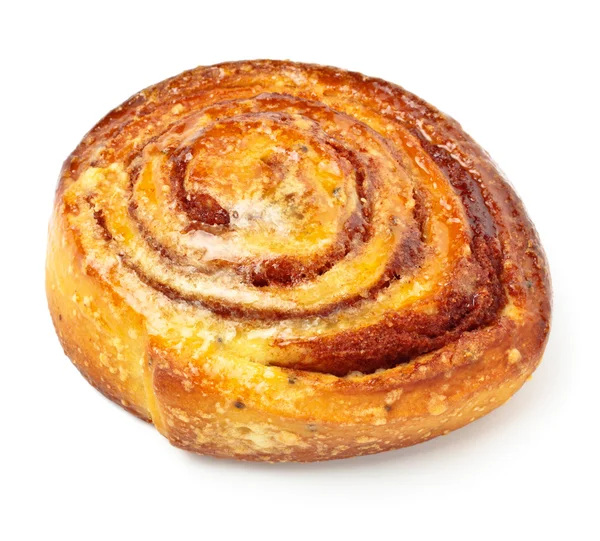 Sweet bun with cinnamon — Stock Photo, Image