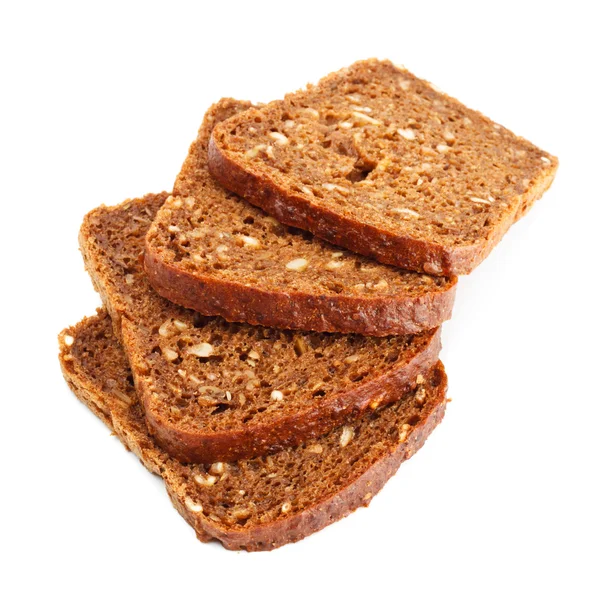 Fatias de pão de grão — Fotografia de Stock