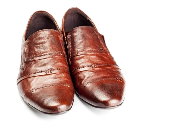 Brązowy buty pary — Zdjęcie stockowe
