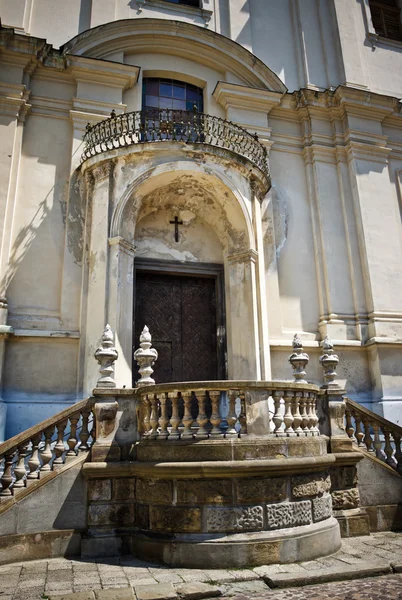 Entrance to church — Stock Photo, Image
