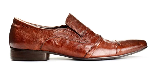 Single brown shoe — Stock Photo, Image