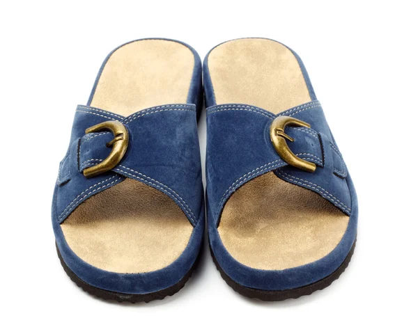 Pantofole blu — Foto Stock