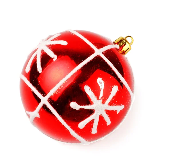 Red decoration ball — Stock Photo, Image