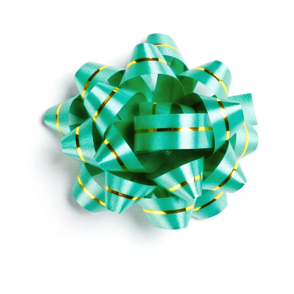 Fiocco decorazione verde — Foto Stock