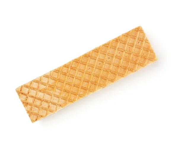 Crisp Waffle Isolated White Background — Stock Photo, Image