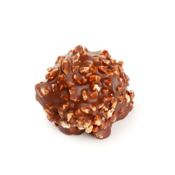 Шоколадные конфеты с орехами — стоковое фото