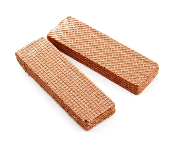 Dois waffles de chocolate — Fotografia de Stock