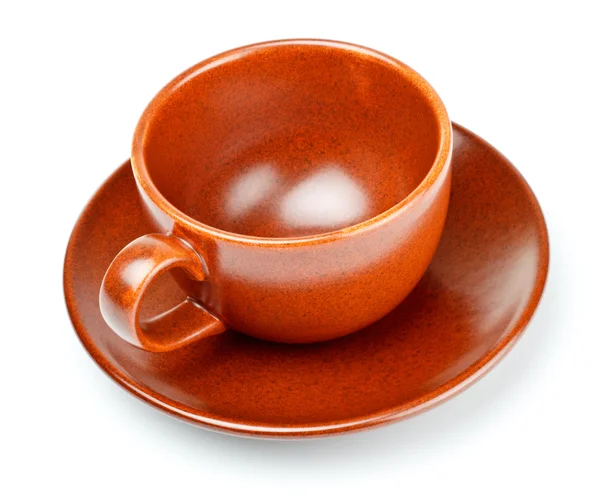 Кавова чашка з тарілкою — стокове фото