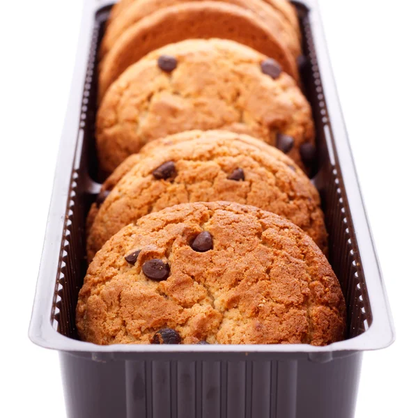 Één chocolade chip cookies — Stockfoto