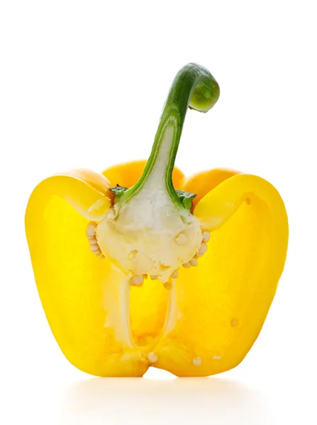 Paprica amarela Metade — Fotografia de Stock