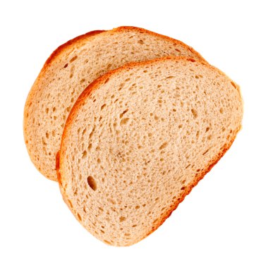 White Bread Slices clipart