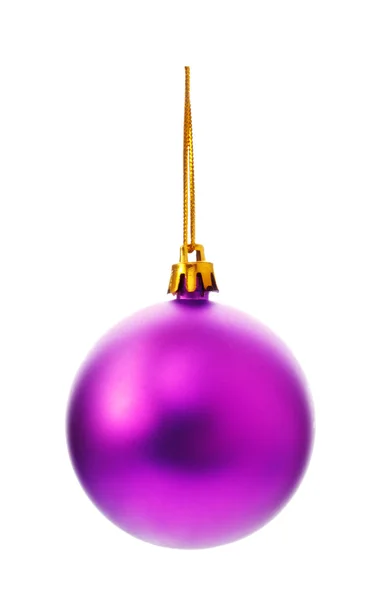 Purple Christmas Ball — Stock Photo, Image