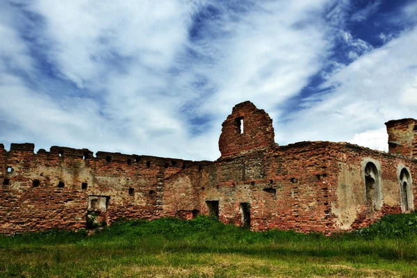 Old Castle Ruins Sunny Summer Day — Stock Photo, Image