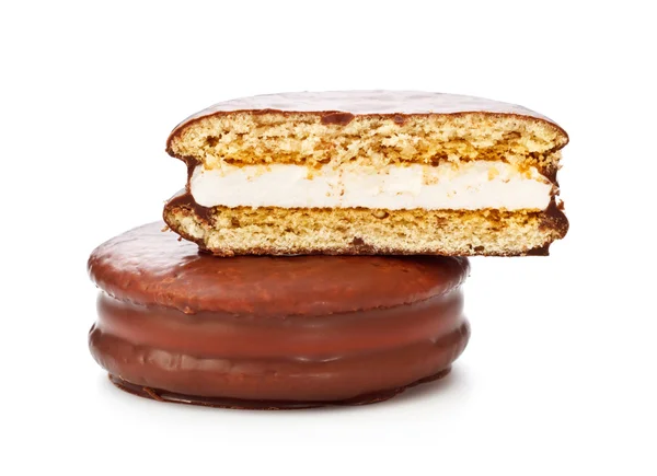 Μπισκότα σοκολάτας σάντουιτς — Φωτογραφία Αρχείου