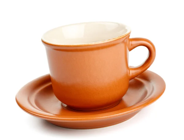 Ceai de cafea cu farfurie — Fotografie, imagine de stoc