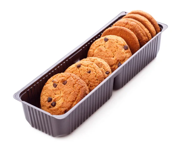 Singoli biscotti al cioccolato — Foto Stock