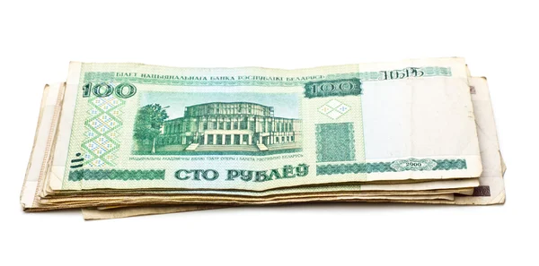 Bankovky z Běloruska — Stock fotografie
