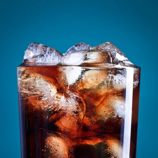 コーラのガラス — ストック写真