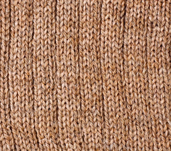 Texture de laine brune — Photo