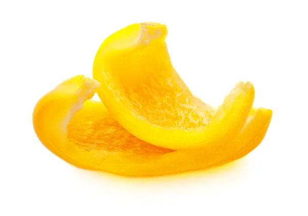 Yellow Paprika Slices — Stock Photo, Image