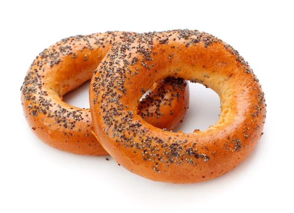 Bagels With Poppy Seeds — Stock Photo, Image