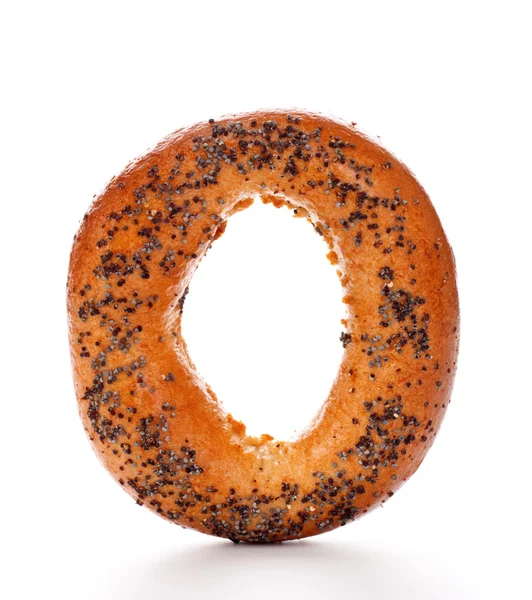 Bagel With Poppy Seeds — Stock Photo, Image