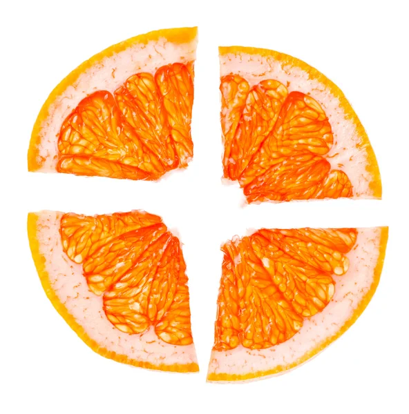 Plakjes citrus — Stockfoto