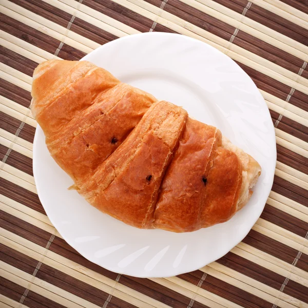 新鲜牛角面包 — 图库照片
