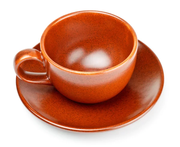 Taza de café con platillo —  Fotos de Stock