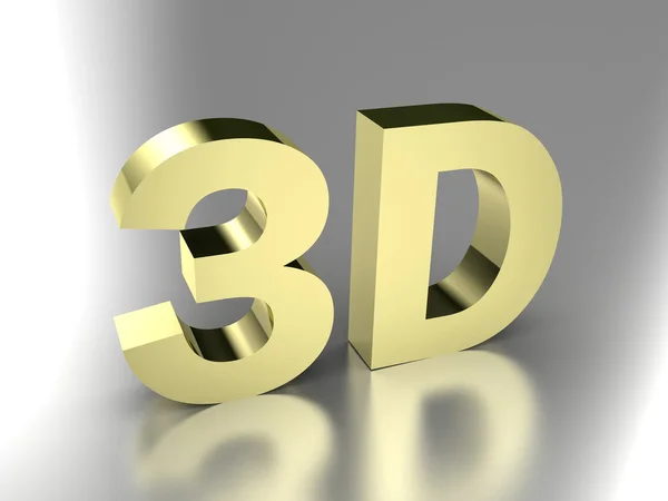 Imagen 3D — Foto de Stock
